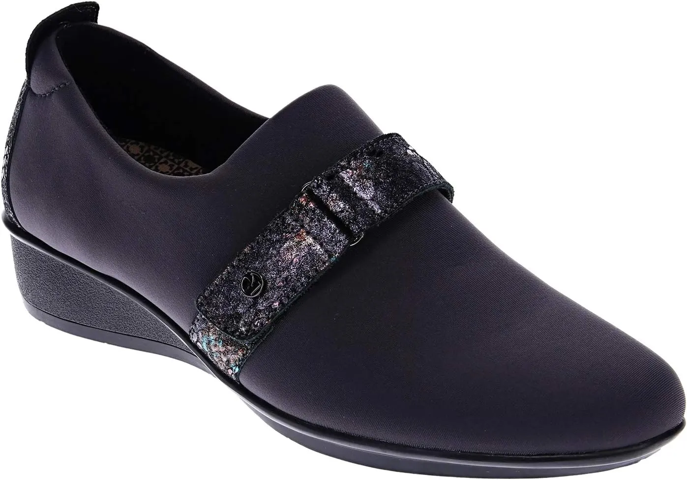 Revere Genoa Women's Stretch Loafer - Elegant Adjustable Leather with Super Soft Stretch Upper and Contoured Removable Footbeds