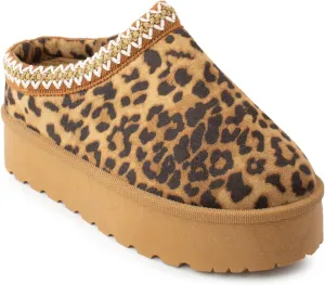 RF ROOM OF FASHION Women's Platform Shearling Mule Clog