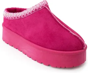 RF ROOM OF FASHION Women's Platform Shearling Mule Clog
