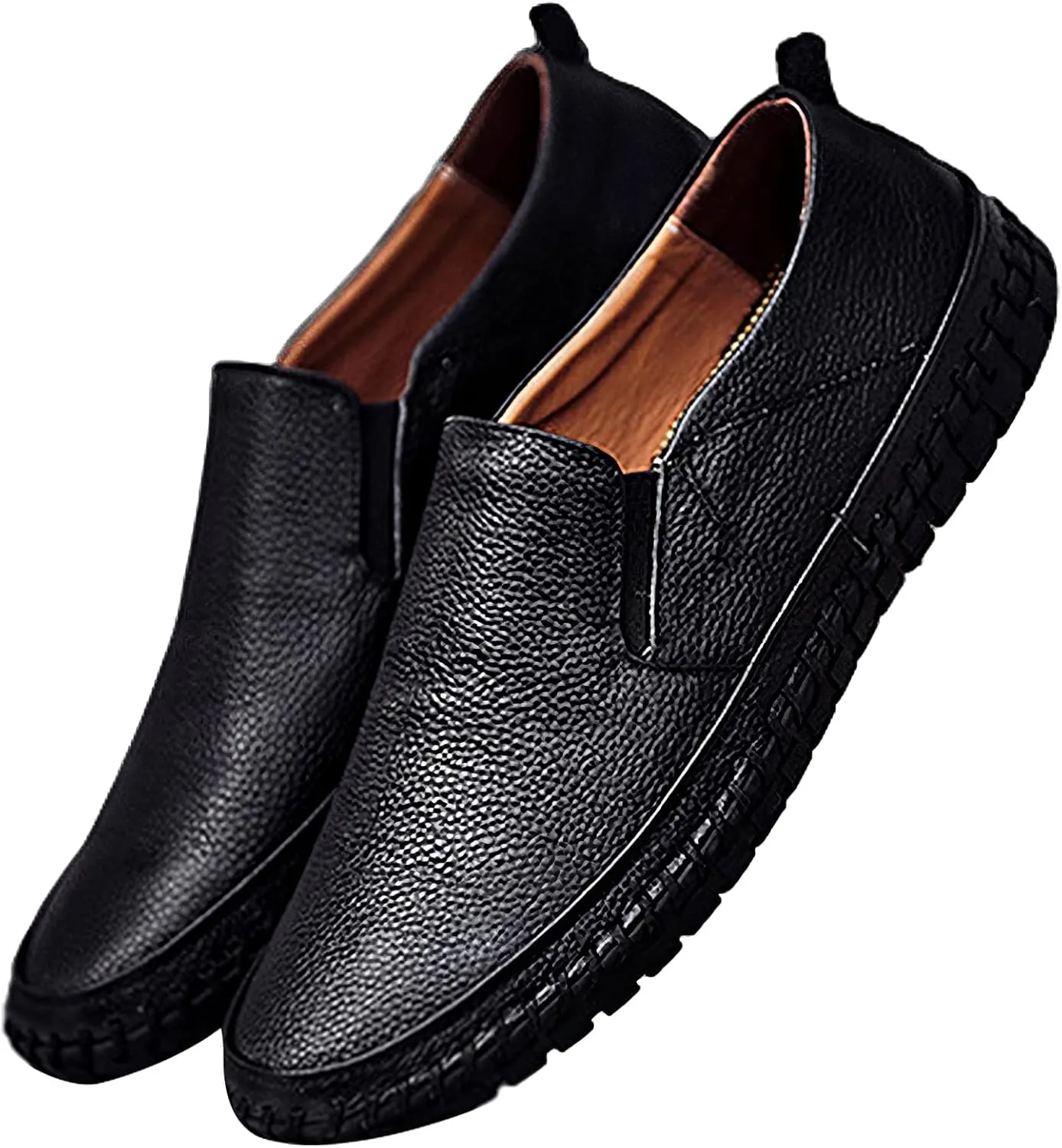 rismart Men's Slip on Shoes Loafers Casual Flat Walking Driving Sneakers