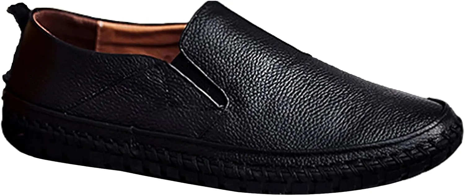 rismart Men's Slip on Shoes Loafers Casual Flat Walking Driving Sneakers