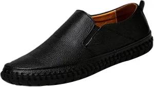 rismart Men's Slip on Shoes Loafers Casual Flat Walking Driving Sneakers