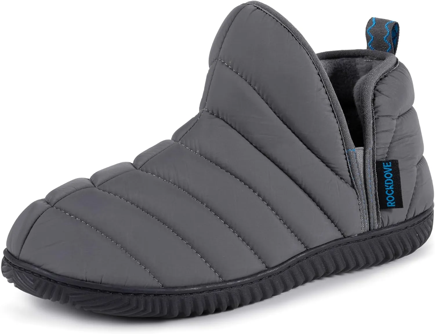 RockDove Men's Alpinz Puffer Bootie Slipper with Memory Foam