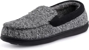 RockDove Men's Sherpa Lined Memory Foam Moc Slipper