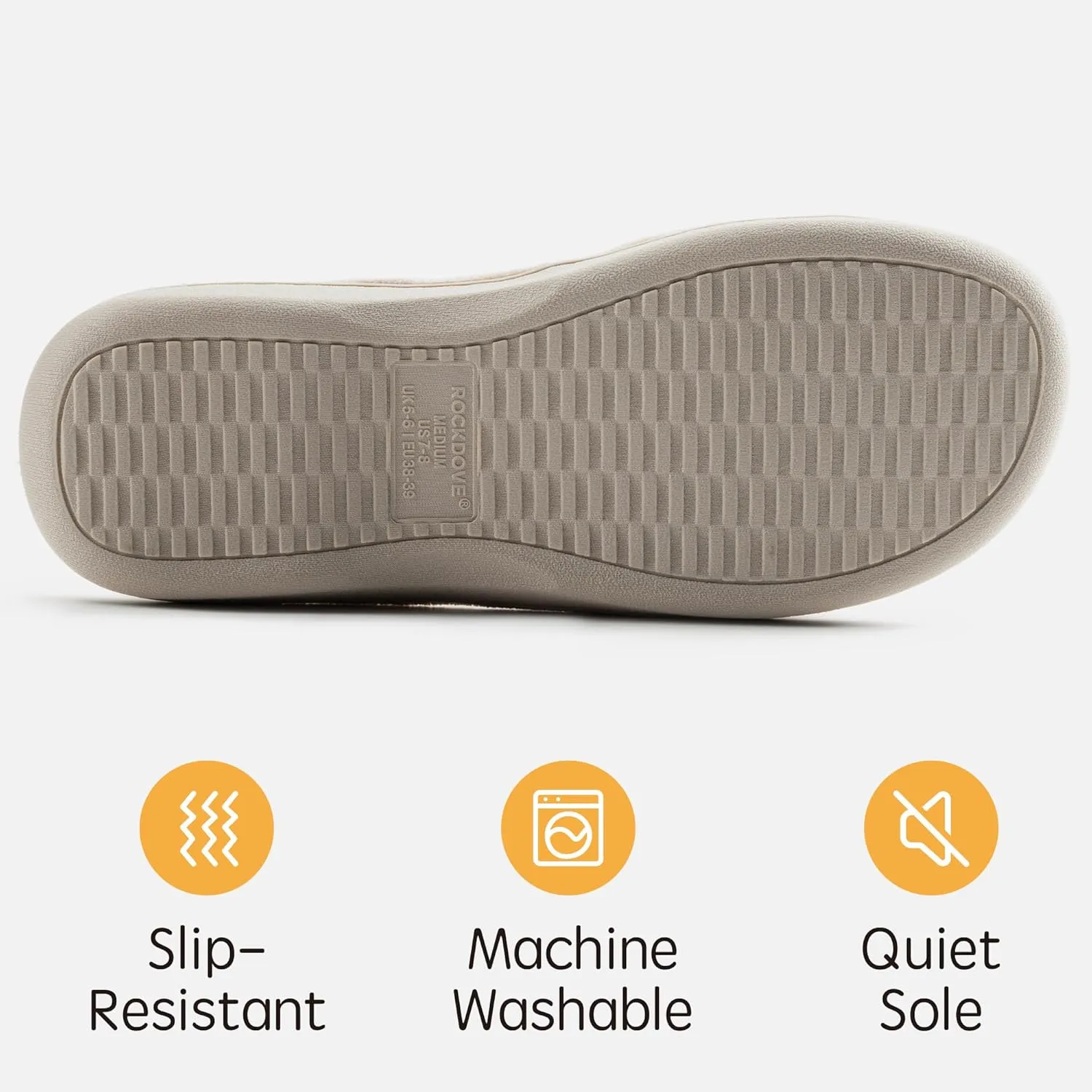 RockDove Women's Adjustable Wrap Memory Foam Slide Slipper
