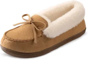 RockDove Women's Caroline Glittered Moccasin Slipper