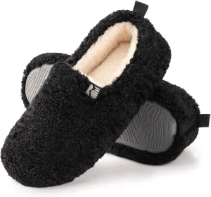 RockDove Women's Faux Shearling Closed Back Slipper with Memory Foam