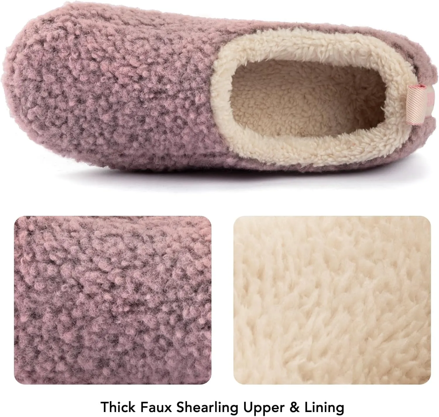 RockDove Women's Nomad Faux Shearling Lined Closed Back Slipper