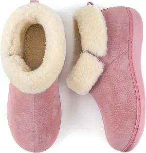 RockDove Women's Sierra Faux Leather Bootie Slipper