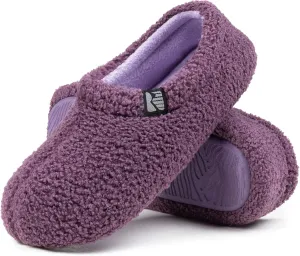 RockDove Women's Teddy Fleece Closed Back Indoor Slipper