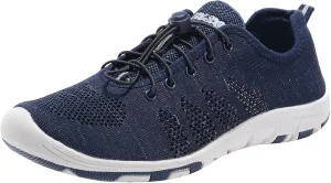 RocSoc Men's Summer Barefoot Woven Fabric Water Sport Aqua Shoes | Breathable, Speed Laceup, Quick Dry Athletic Beach Footwear for Kayaking Fishing Driving Yoga Walking