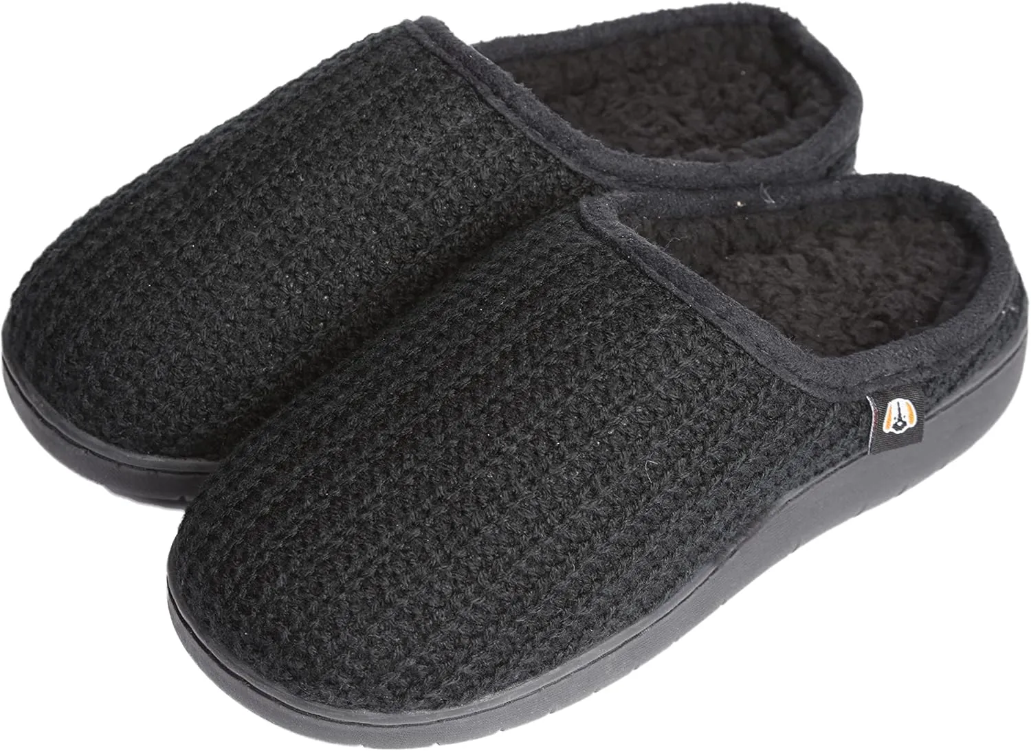 Roxoni Boy’s Slippers, Slipper with Memory Foam Suede Moccasin