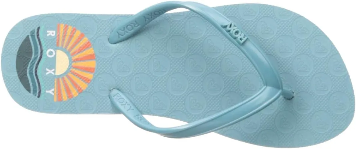 Roxy Girl's Rg Viva Stamp Flip Flop Sandal