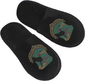 SAC shield, olive drab version Slippers Winter Indoor and Outdoor Slipper Warm Cozy Soft Lightweight House Shoes Fuzzy Slip-On Slipper Large