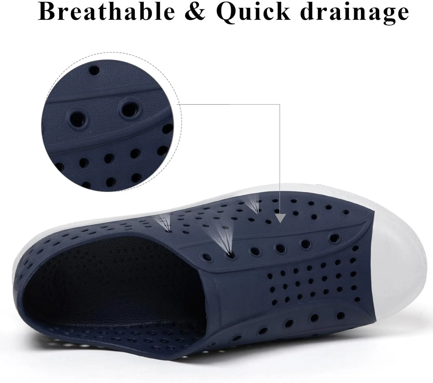 SAGUARO Mens Garden Shoes for Women Breathable Slip-On Gardening Clogs Quick Dry Non-Slip Water Shoe Outdoor Beach Sandals Aero XVII