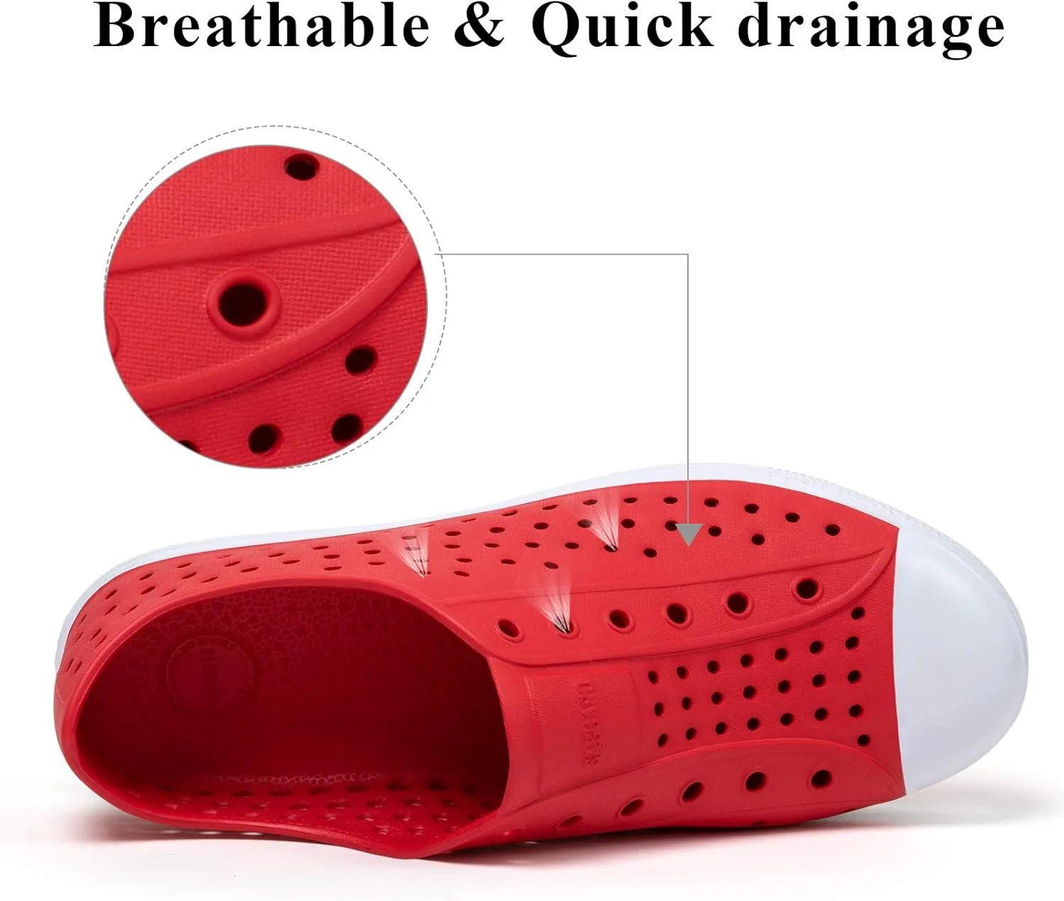 SAGUARO Mens Garden Shoes for Women Breathable Slip-On Gardening Clogs Quick Dry Non-Slip Water Shoe Outdoor Beach Sandals Aero XVII
