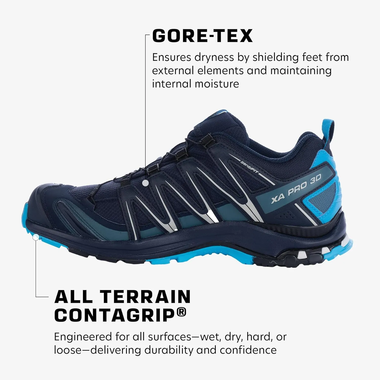 Salomon Men's XA Pro 3D Gore-Tex Trail Running Shoes