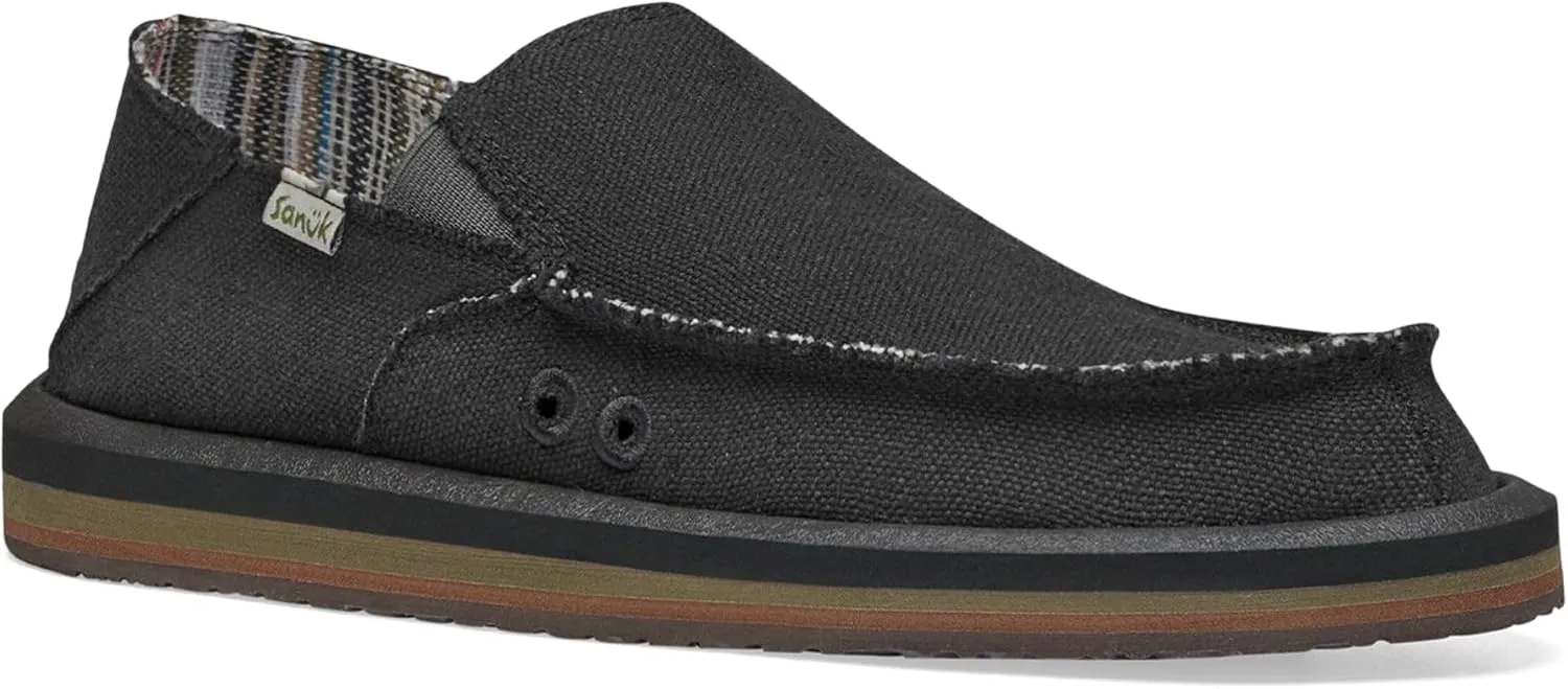 Sanuk Men's Vagabond Soft Top Hemp Loafer