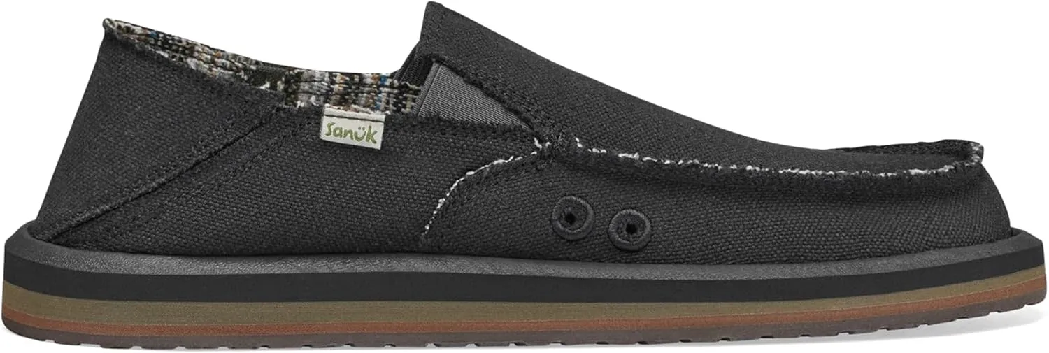 Sanuk Men's Vagabond Soft Top Hemp Loafer
