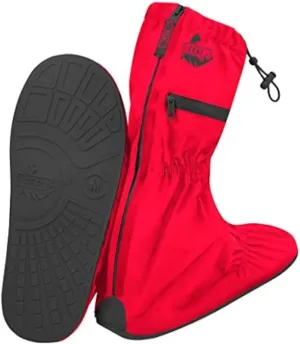 SEAL Waterproof Shoe Covers, Reusable Rain Shoe Covers with Slip Resistant Sole & Large Zippers, Rain Mud Snow Shoe Protector Covers for Men & Women
