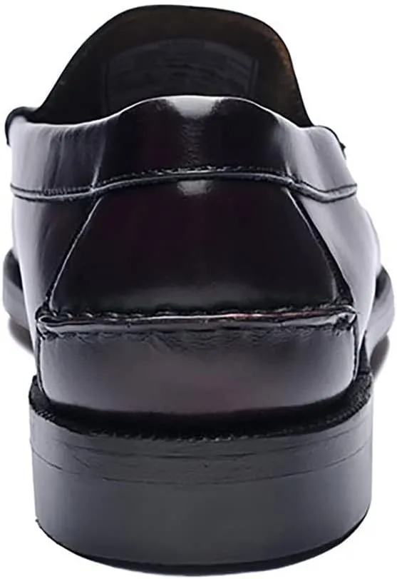 Sebago Clovehitch II FGL Waxed Boat Shoes - Leather Moccasins for Men with Breathable Mesh Panels, Anatomical EVA Midsoles, and Slip-Resistant Outsoles