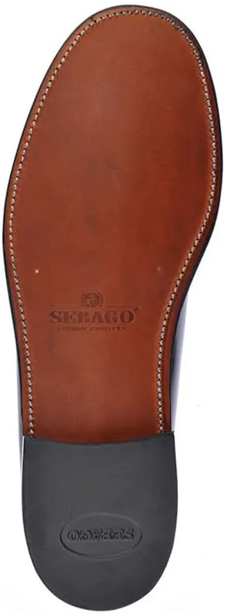 Sebago Clovehitch II FGL Waxed Boat Shoes - Leather Moccasins for Men with Breathable Mesh Panels, Anatomical EVA Midsoles, and Slip-Resistant Outsoles