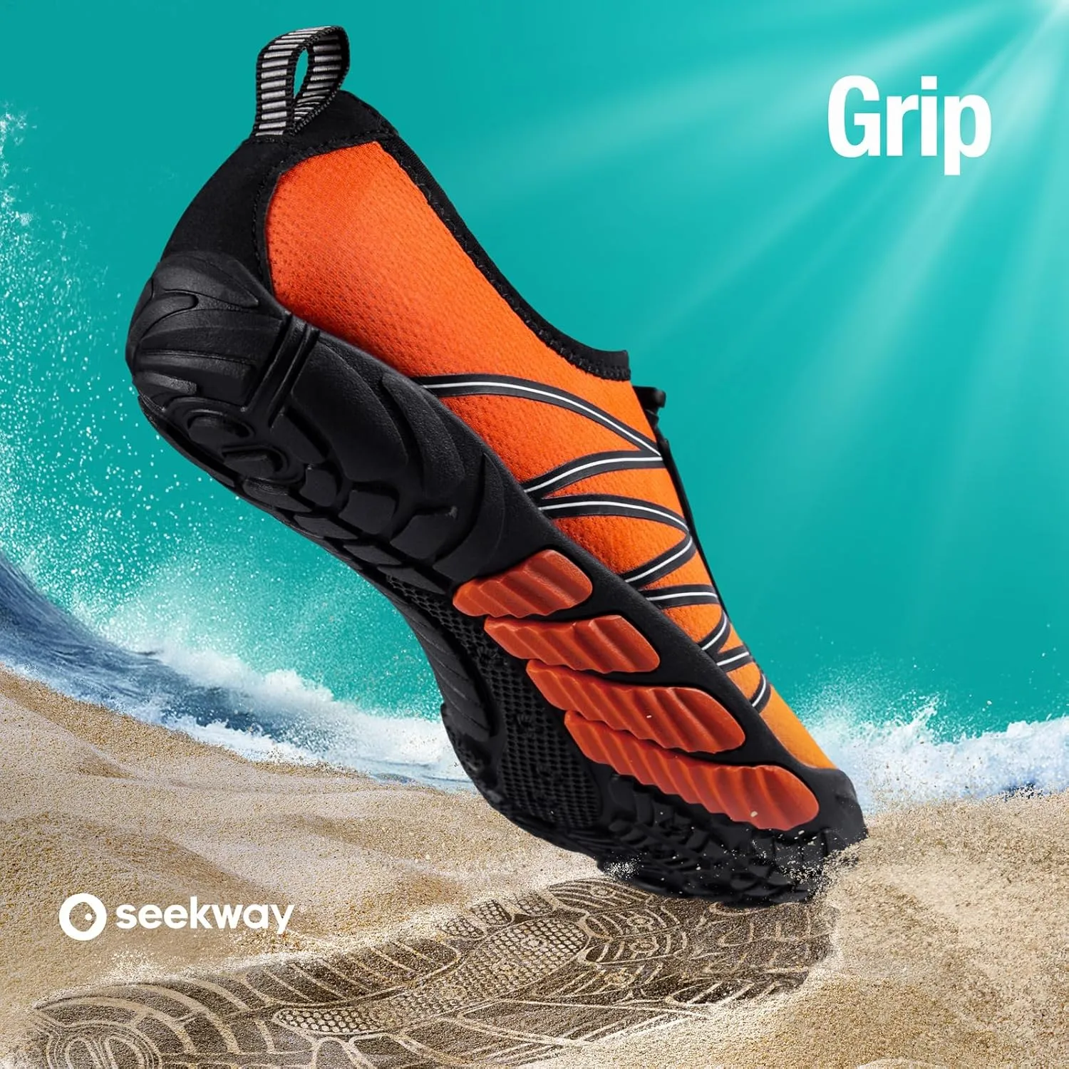 SEEKWAY Water Shoes Men Women Adult Quick-Dry Aqua Sock Barefoot for Beach Swim River Pool Lake Hiking Kayaking Surfing