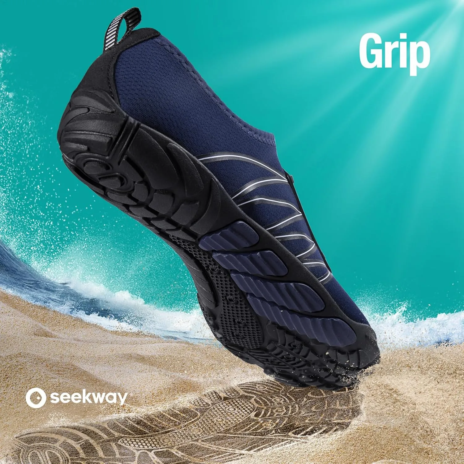 SEEKWAY Water Shoes Men Women Adult Quick-Dry Aqua Sock Barefoot for Beach Swim River Pool Lake Hiking Kayaking Surfing