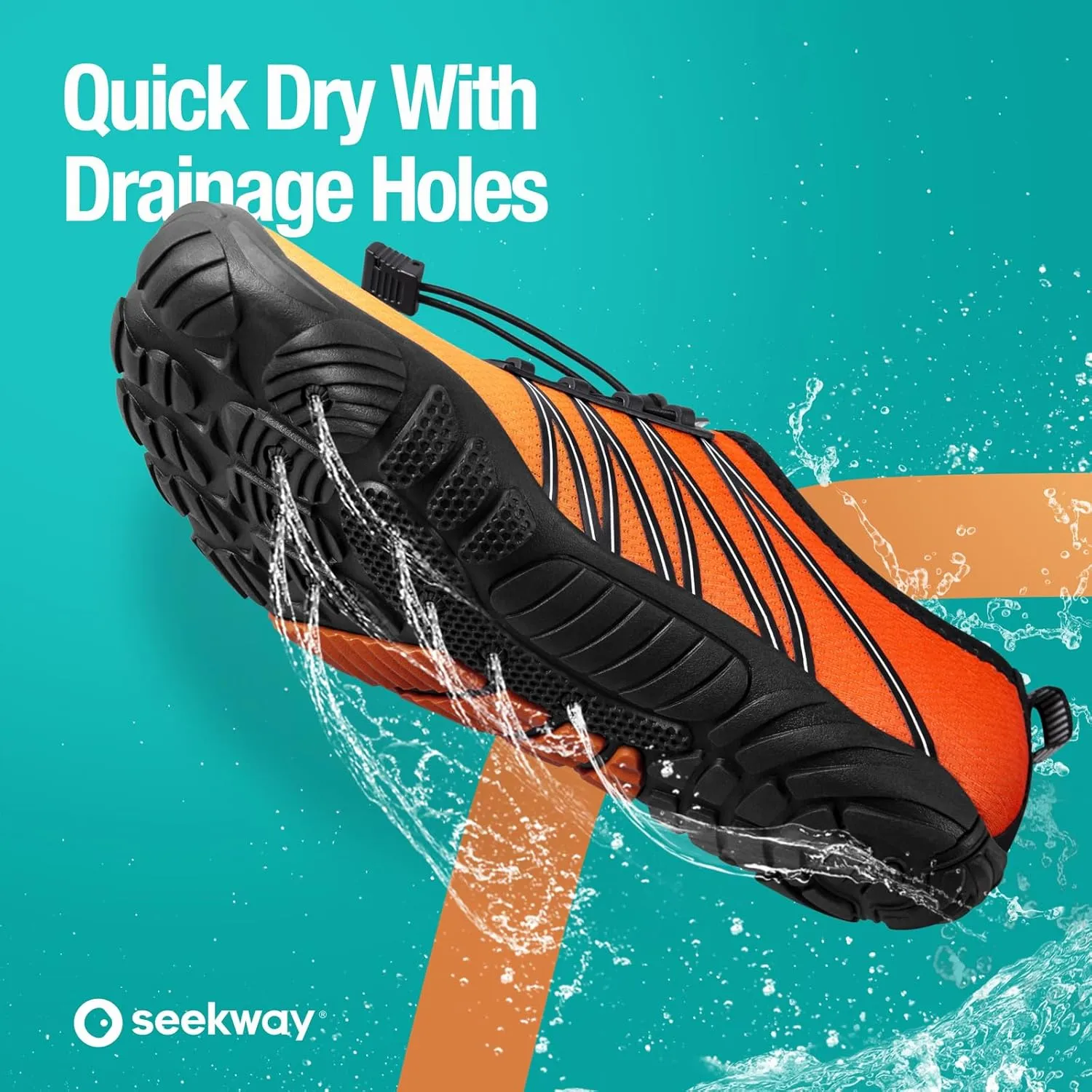 SEEKWAY Water Shoes Men Women Adult Quick-Dry Aqua Sock Barefoot for Beach Swim River Pool Lake Hiking Kayaking Surfing