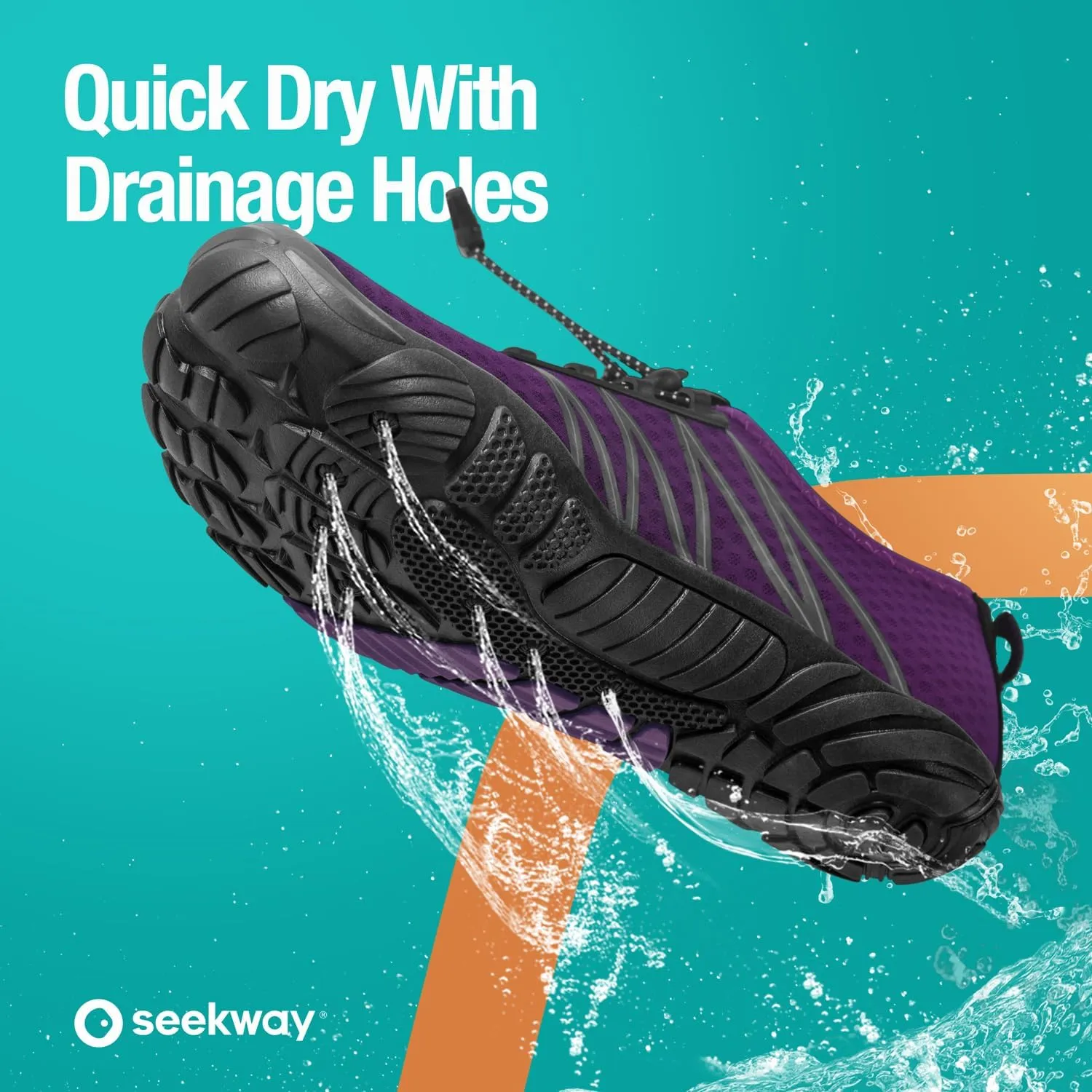 SEEKWAY Water Shoes Men Women Adult Quick-Dry Aqua Sock Barefoot for Beach Swim River Pool Lake Hiking Kayaking Surfing