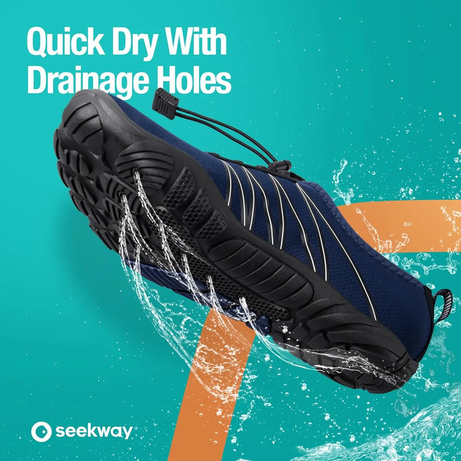 SEEKWAY Water Shoes Men Women Adult Quick-Dry Aqua Sock Barefoot for Beach Swim River Pool Lake Hiking Kayaking Surfing