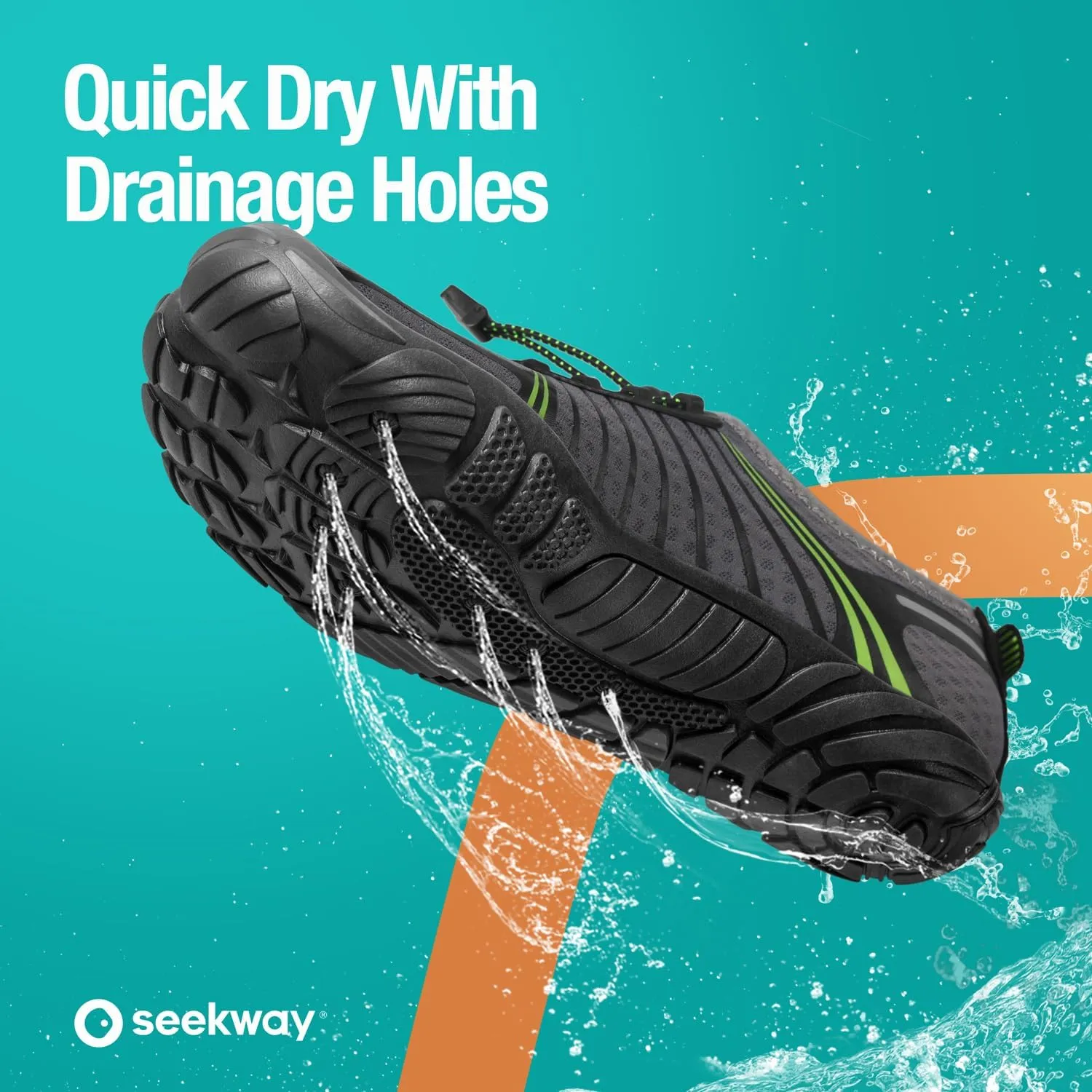 SEEKWAY Water Shoes Men Women Adult Quick-Dry Aqua Sock Barefoot for Beach Swim River Pool Lake Hiking Kayaking Surfing