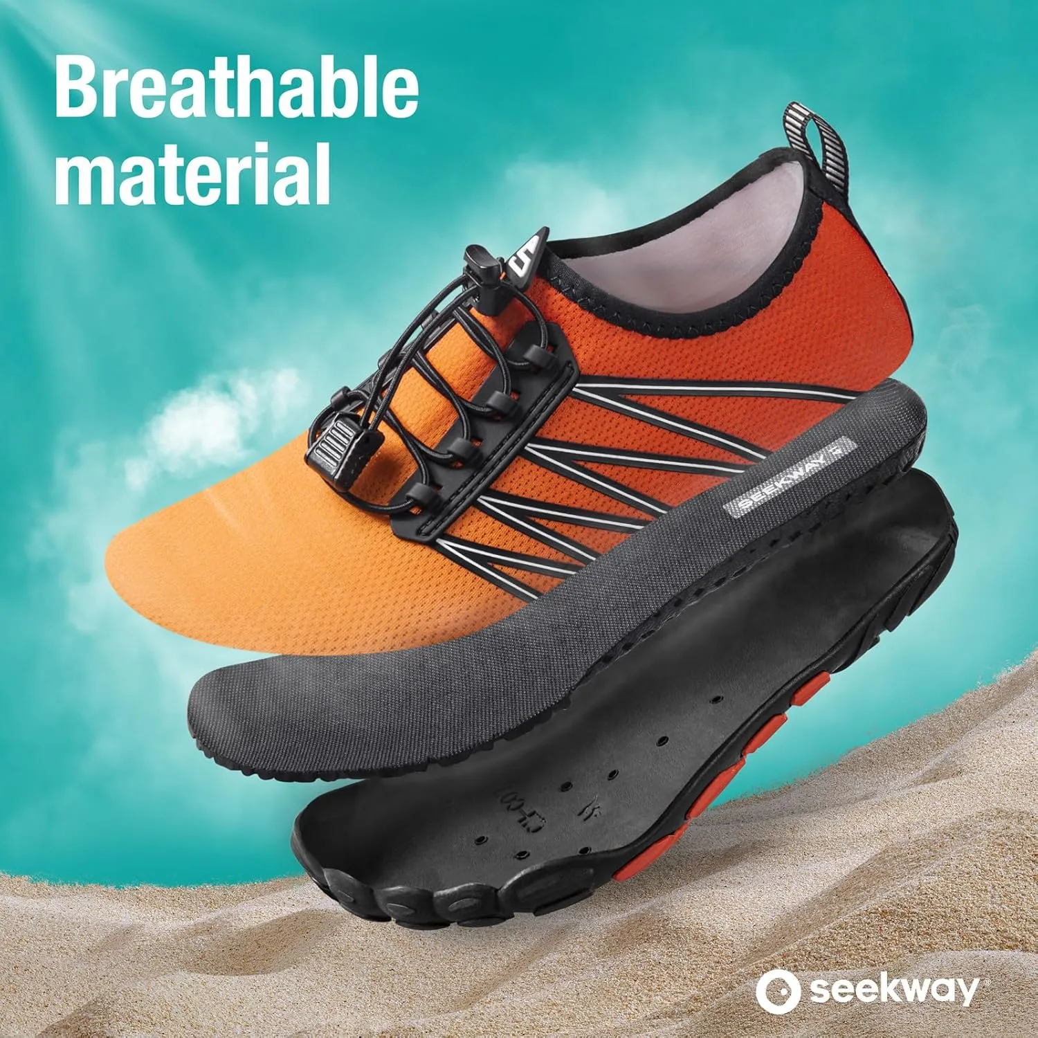 SEEKWAY Water Shoes Men Women Adult Quick-Dry Aqua Sock Barefoot for Beach Swim River Pool Lake Hiking Kayaking Surfing