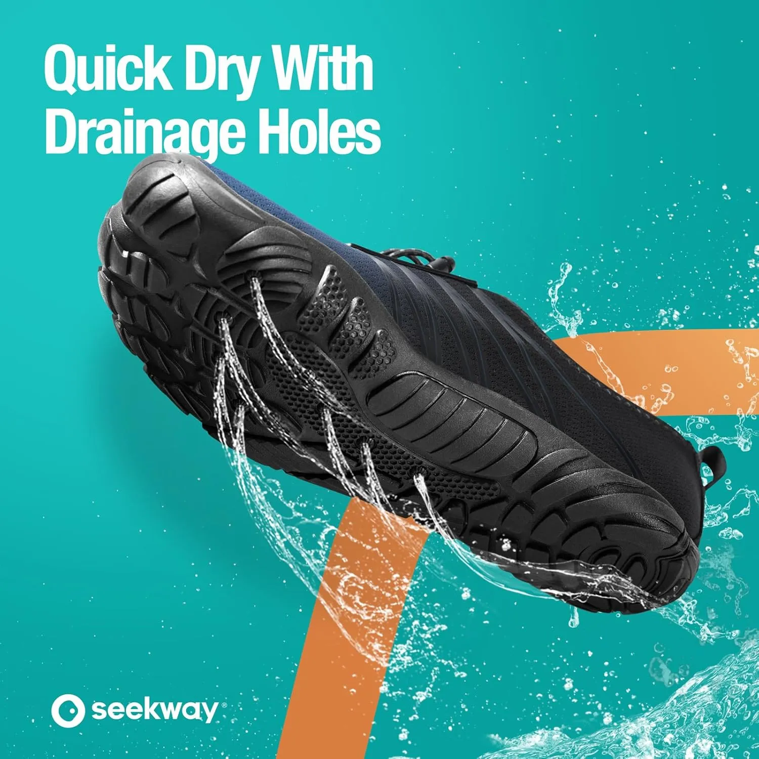 SEEKWAY Water Shoes Men Women Adult Quick-Dry Aqua Sock Barefoot for Beach Swim River Pool Lake Hiking Kayaking Surfing