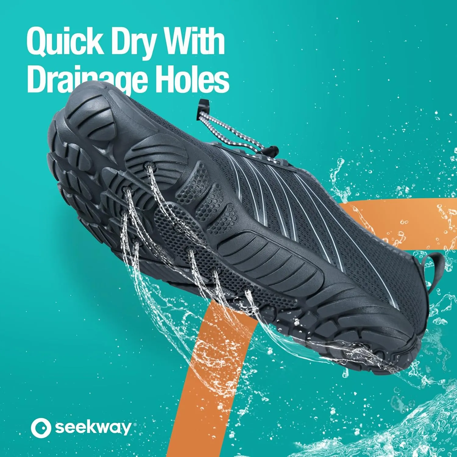 SEEKWAY Water Shoes Men Women Adult Quick-Dry Aqua Sock Barefoot for Beach Swim River Pool Lake Hiking Kayaking Surfing