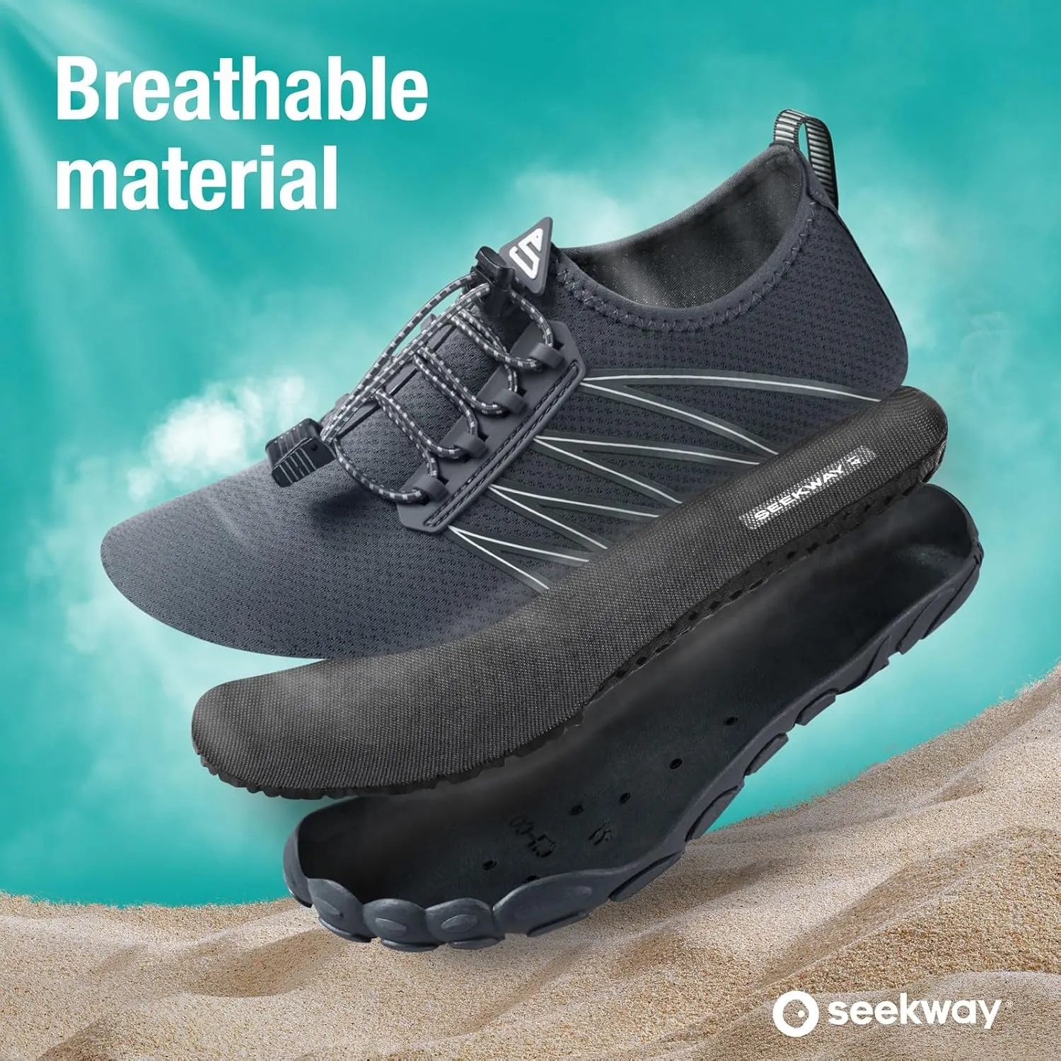 SEEKWAY Water Shoes Men Women Adult Quick-Dry Aqua Sock Barefoot for Beach Swim River Pool Lake Hiking Kayaking Surfing