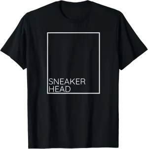 Shoe Addict Obsessed Culture Asymmetric Sneaker Head Design T-Shirt