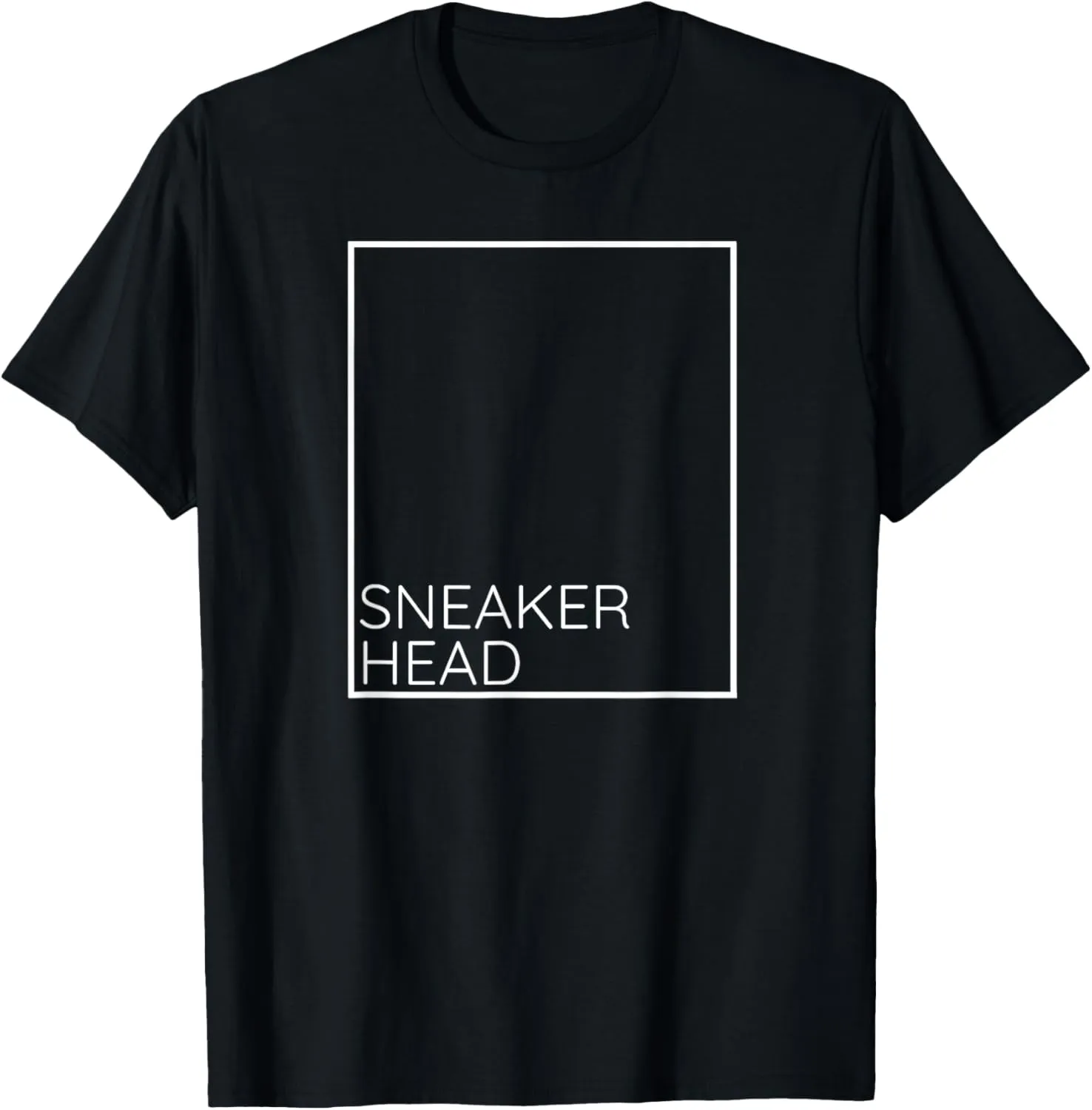 Shoe Addict Obsessed Culture Asymmetric Sneaker Head Design T-Shirt
