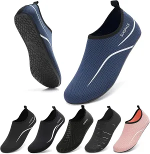 Sixspace Water Shoes for Women Men Aqua Socks Swim Shower Beach Barefoot Pool Quick-Dry Non Slip Lake Surf