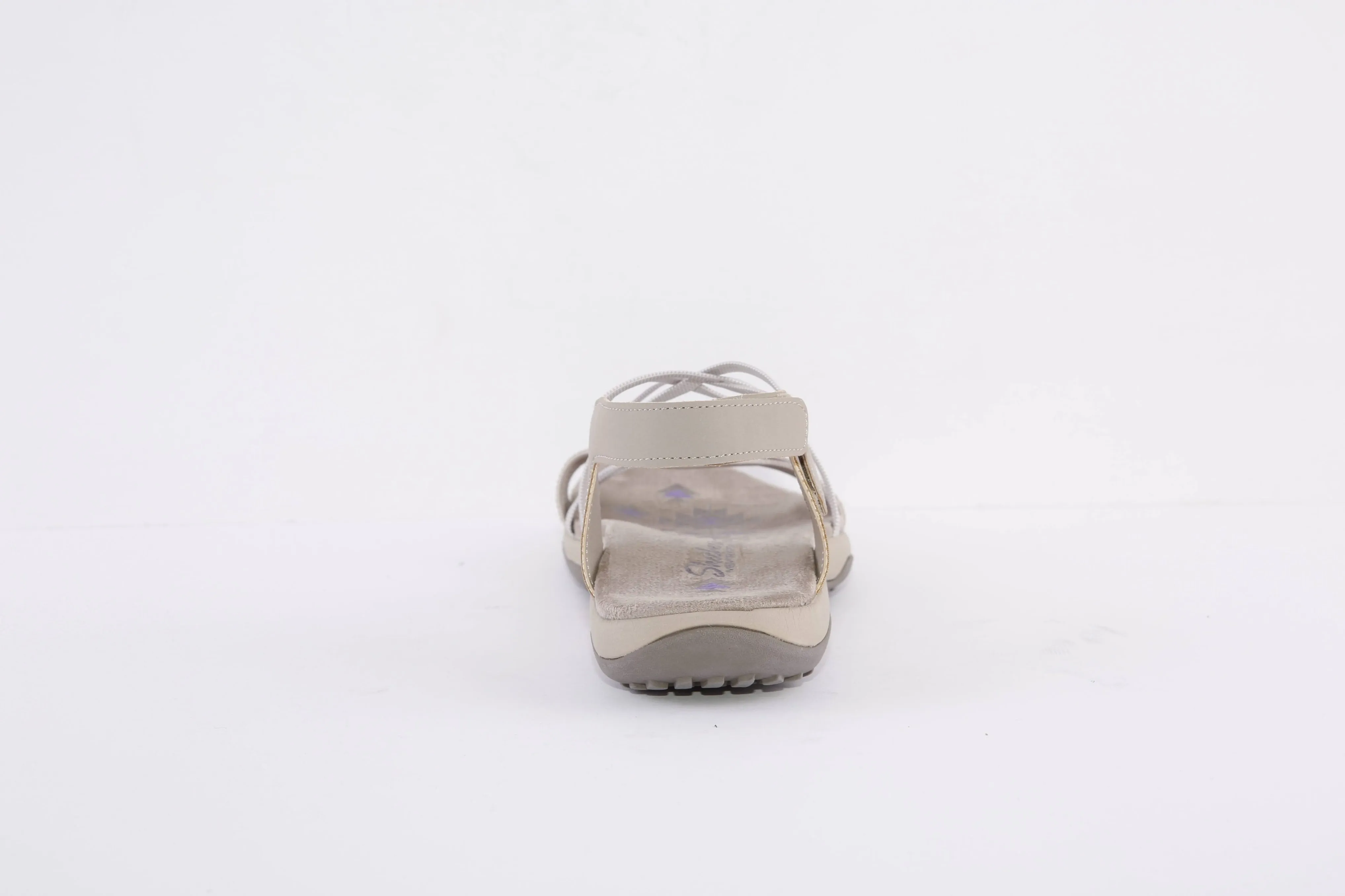 SKECHERS - 163112 REGGAE SLIM-TAKES TWO FLAT ELASTIC STRAPS S - TAUPE