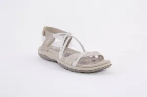 SKECHERS - 163112 REGGAE SLIM-TAKES TWO FLAT ELASTIC STRAPS S - TAUPE