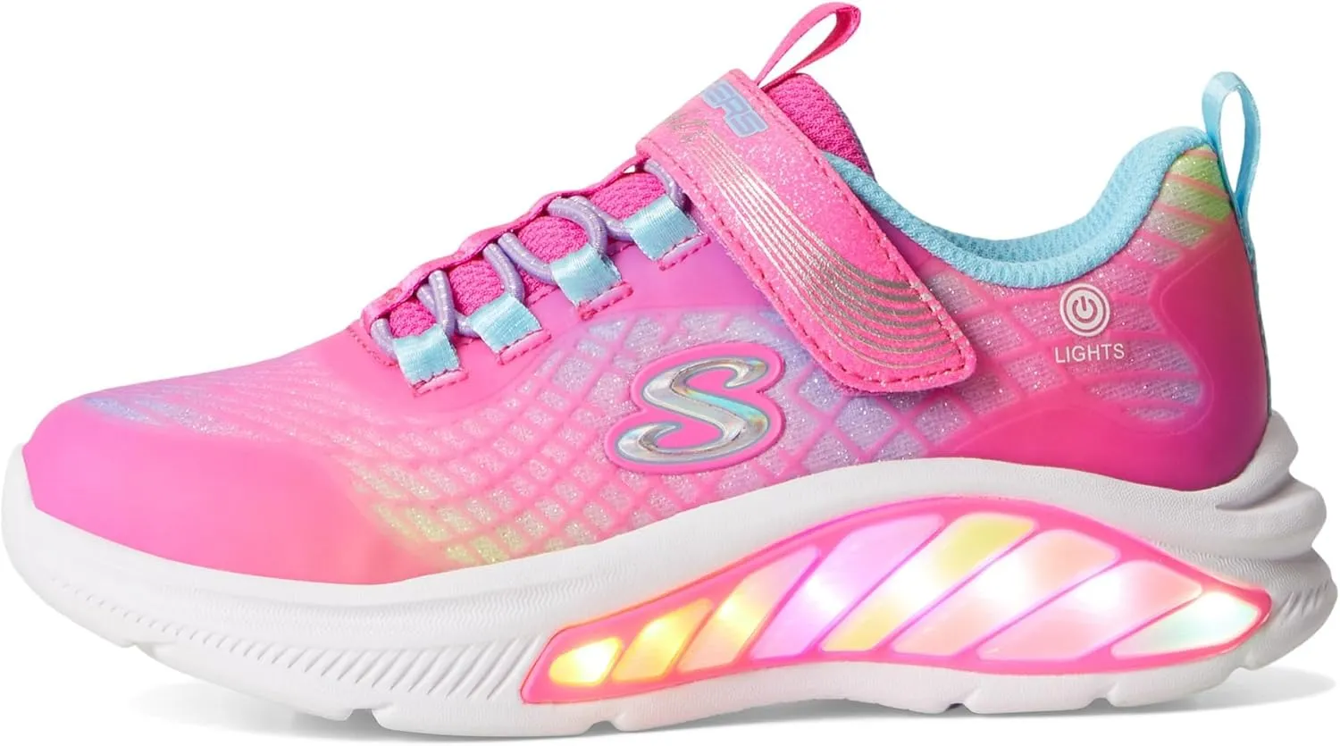 Skechers Girl's Cruisers-Rainbow Reflectin Sneaker