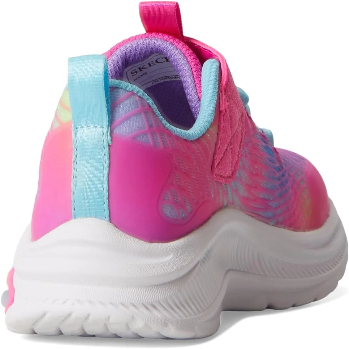 Skechers Girl's Cruisers-Rainbow Reflectin Sneaker
