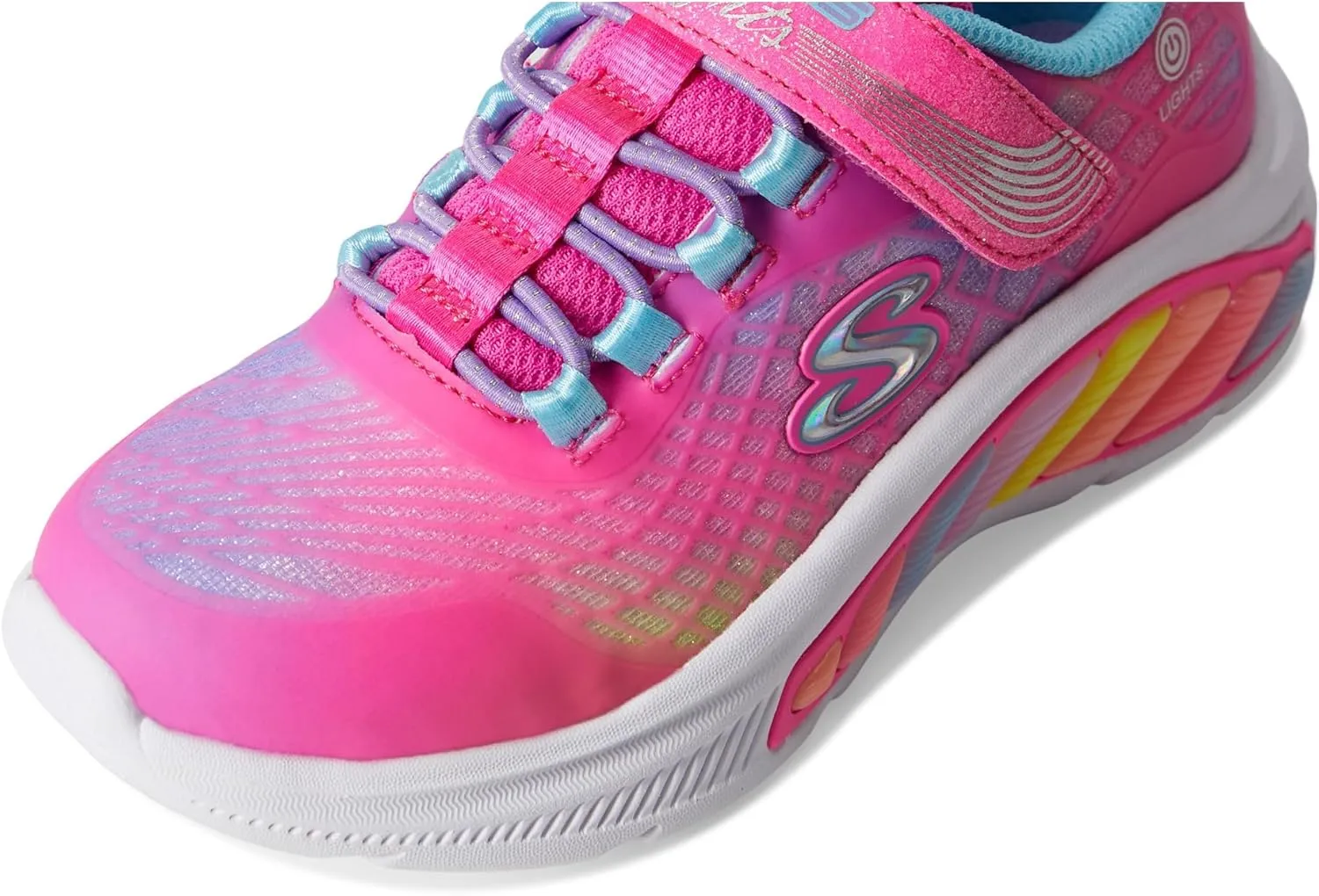 Skechers Girl's Cruisers-Rainbow Reflectin Sneaker