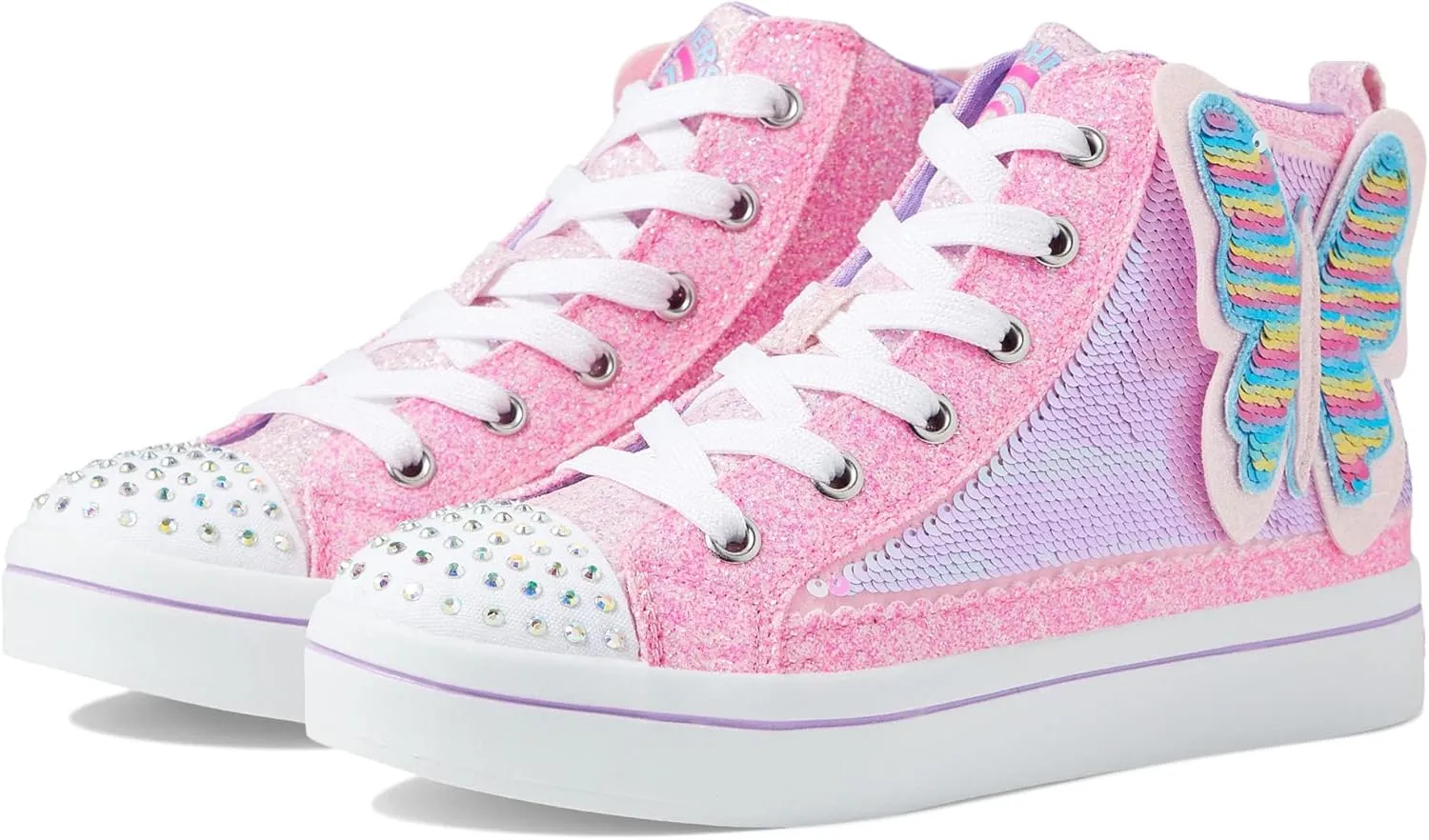 Skechers Girl's Twinkle Toes TWI-Lites 2.0-Butterfly Shi Sneaker