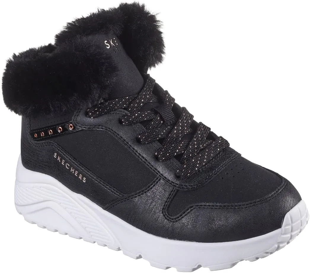 Skechers Girl's Uno Lite-Comfurt Collar Sneaker