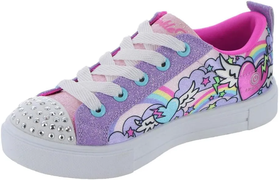 Skechers Kids Girl's Twinkle Sparks-Flying Heart Sneaker