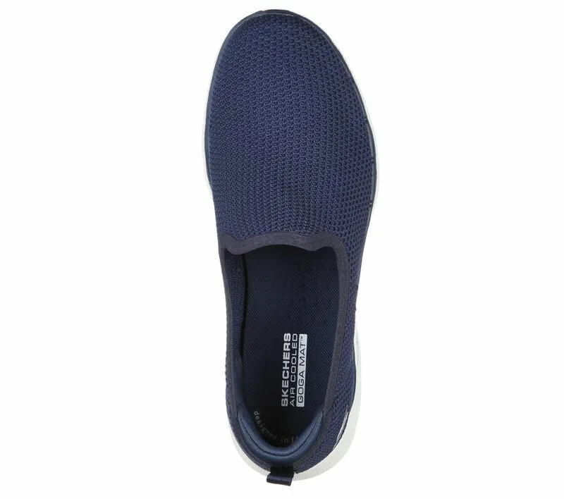 Skechers Ladies Go Walk 6 Clear Virtue Navy Lightweight Shoes 124505/NVY