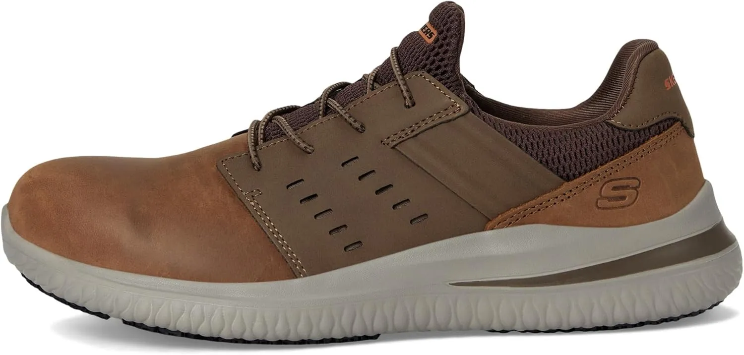 Skechers Men's Delson 3.0 Sr-Tyoll Comp Toe Sneaker