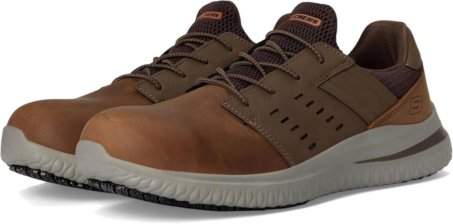 Skechers Men's Delson 3.0 Sr-Tyoll Comp Toe Sneaker